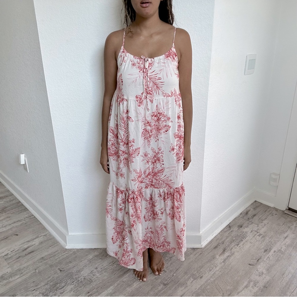 Tropical Print Dress